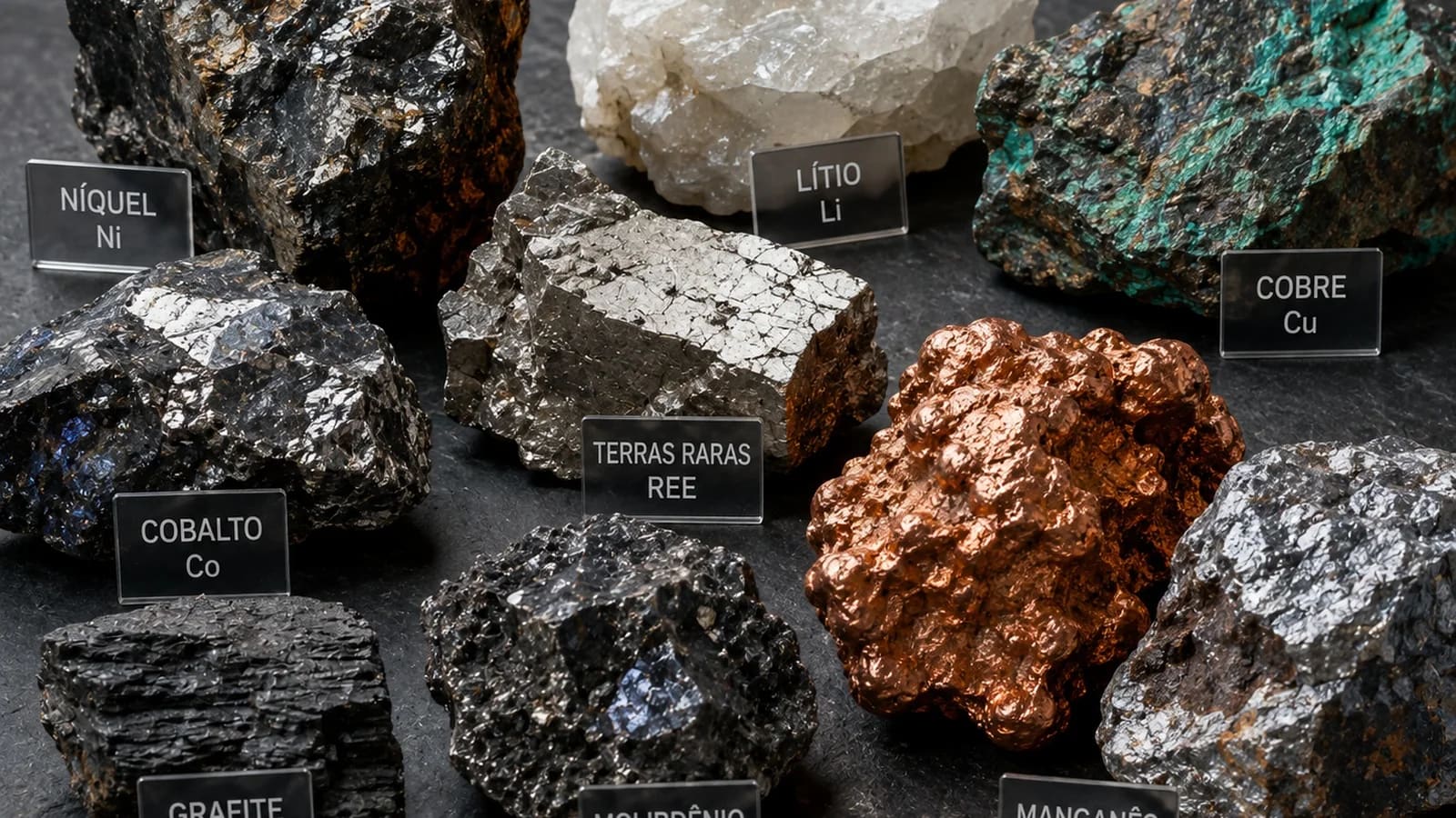 Minerais críticos por IA